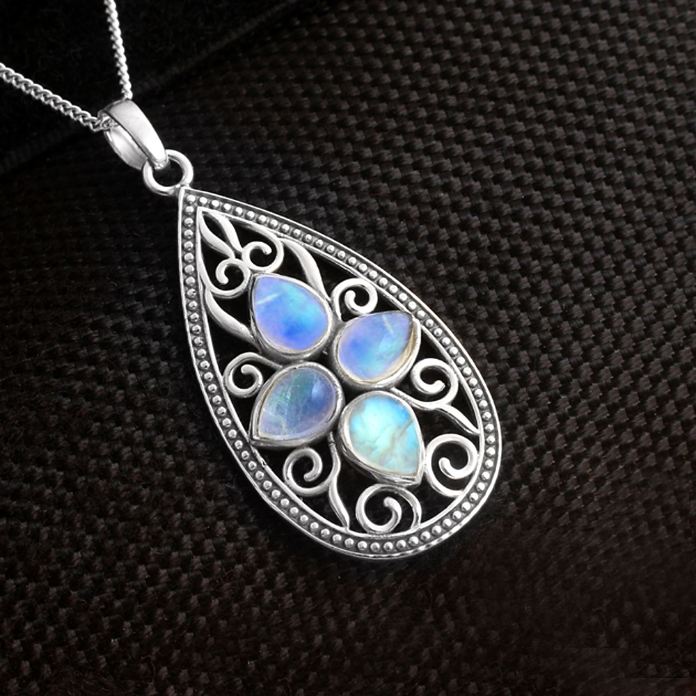 Fashion Jewelry Gift For Her Handmade Jewelry Moonstone Pendant Silver Jewelry Silver Necklace Women Jewelry