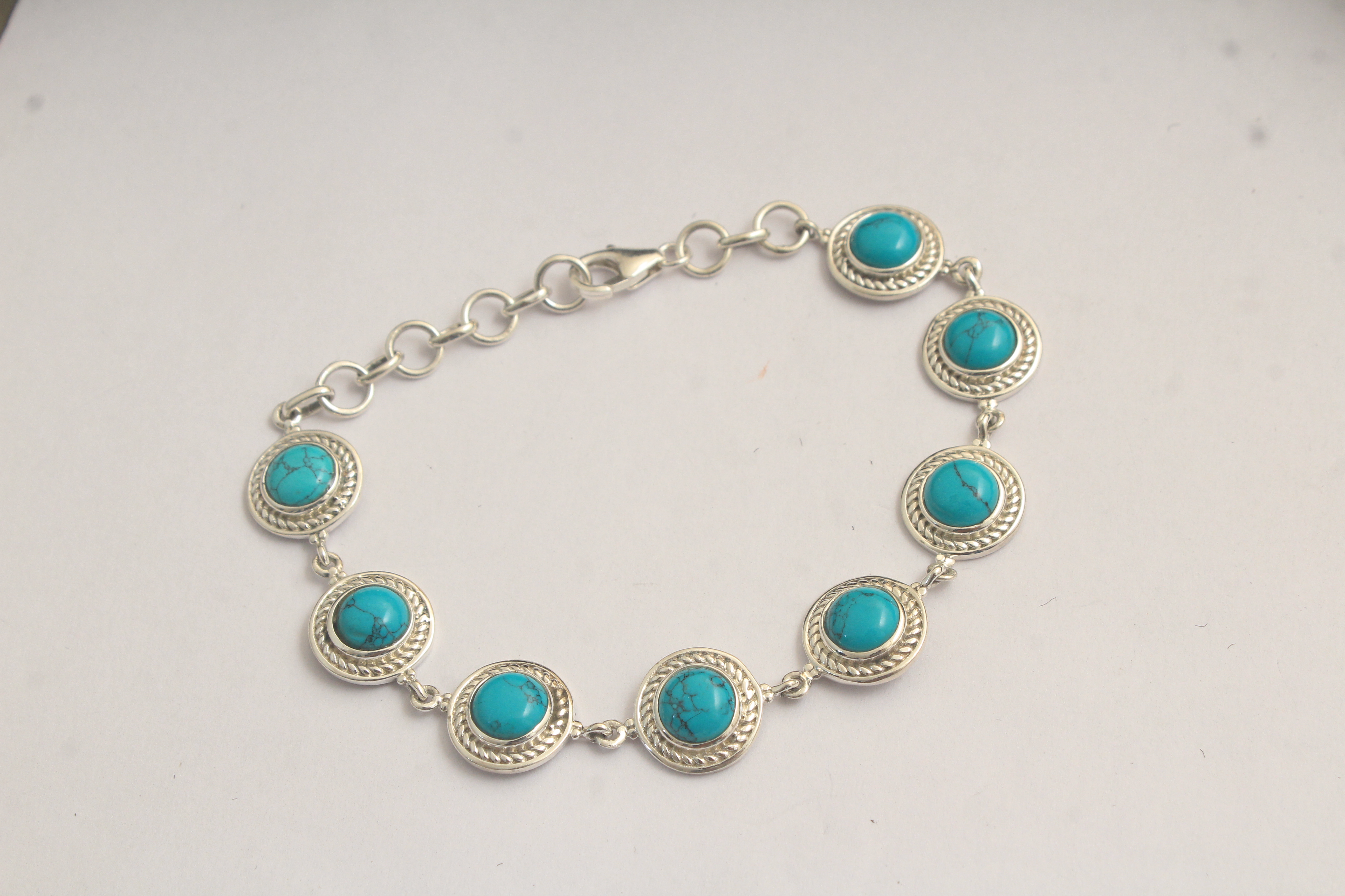 Fashion Jewelry Gift For Her Handmade Jewelry Silver Bracelet Statement Jewelry Turquoise Bracelet