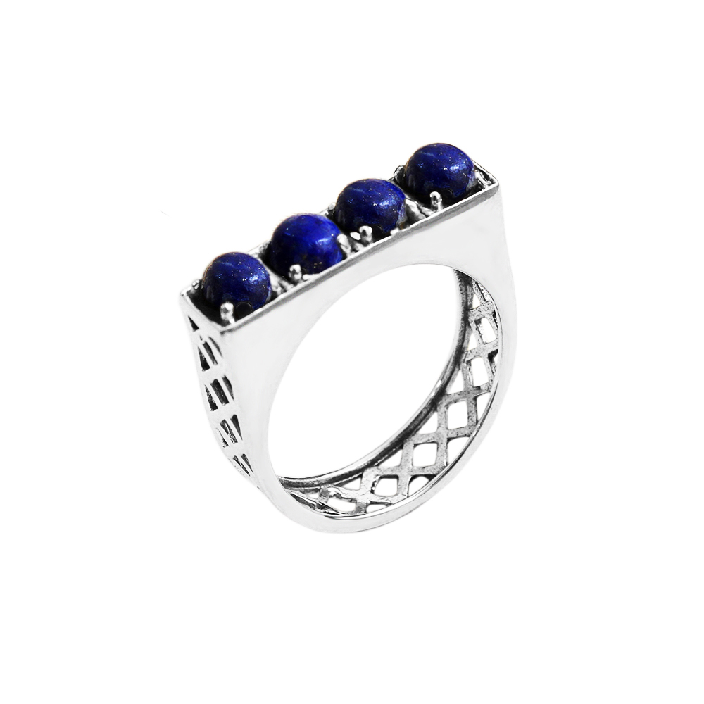 Fashion Jewelry Gift For Her Handmade Jewelry Lapis Lazuli 925 Sterling Silver Ring Silver Jewelry