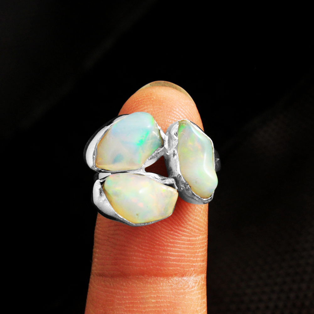 Fashion Jewelry Handmade Jewelry Opal Ring Silver Jewelry Women Jewelry