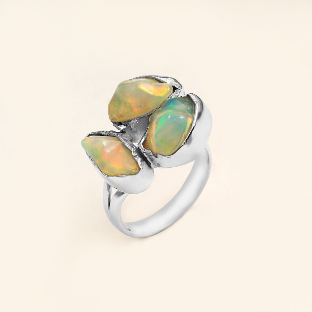 Fashion Jewelry Handmade Jewelry Opal Ring Silver Jewelry Women Jewelry