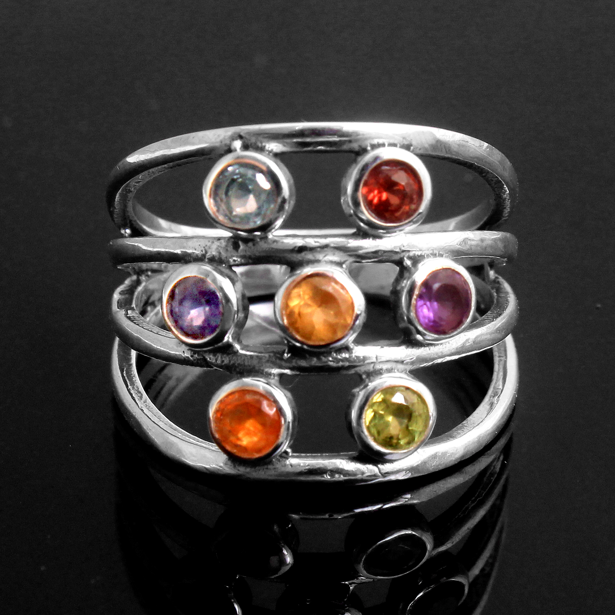 Gemstone Ring Handmade Jewelry Silver Ring Valentine Gift Women Ring