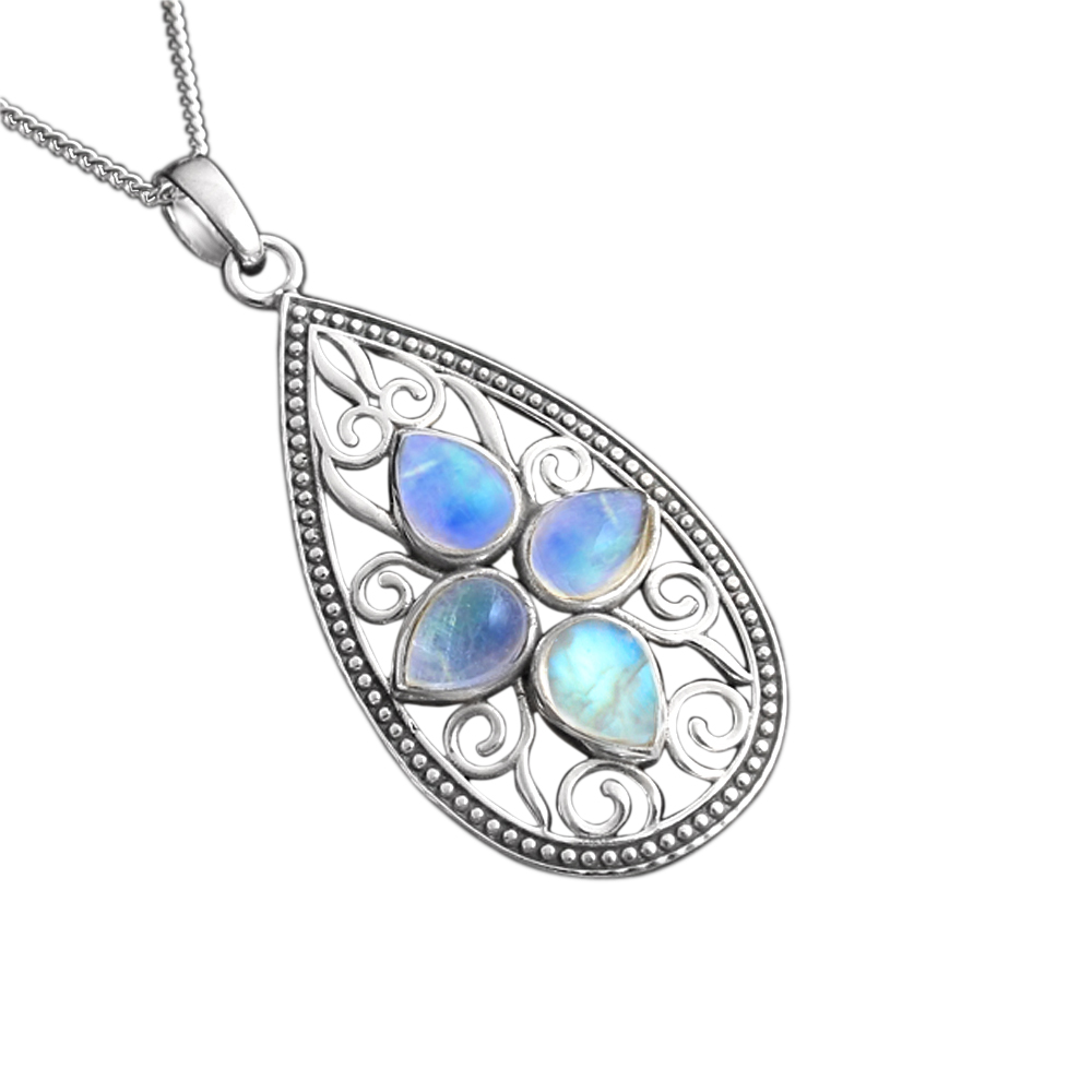 Fashion Jewelry Gift For Her Handmade Jewelry Moonstone Pendant Silver Jewelry Silver Necklace Women Jewelry