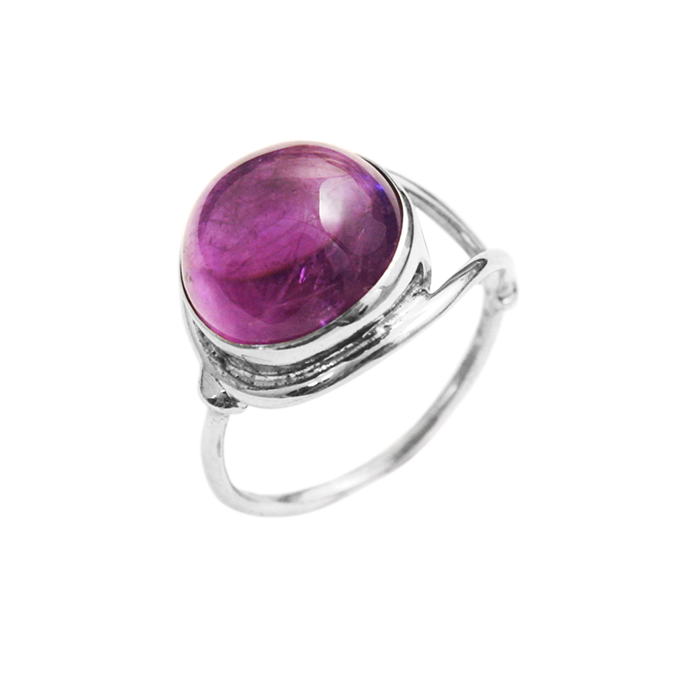 Amethyst Ring Silver  Ring Woman Ring