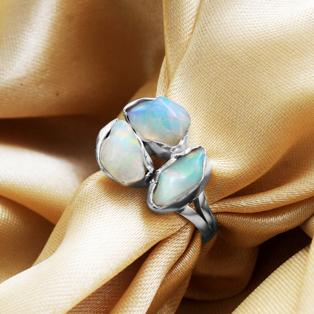 Fashion Jewelry Handmade Jewelry Opal Ring Silver Jewelry Women Jewelry